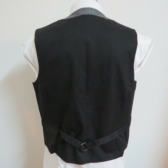 Sz M Gray Club Room Mens Polyester #890 Suit Vest - Picture 4 of 8